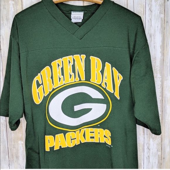 VTG '98 Brett Favre Shirt Large Green Bay Packers - Picture 2 of 8